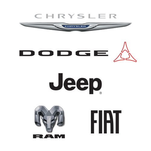 Chrysler Dodge Jeep Ram logos